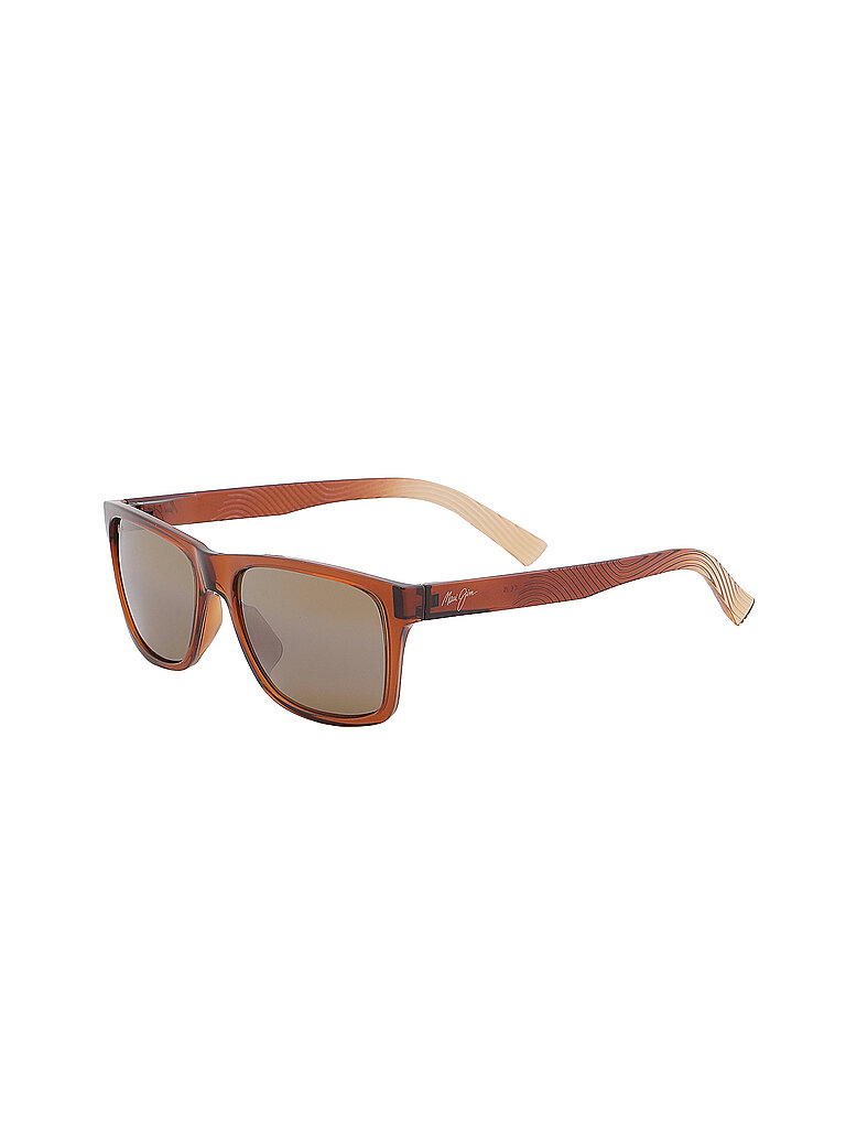 Maui Jim Lunettes De Soleil Polarisées Kowelo Shiny Translucent Dark Brown HCL® Bronze/CAT3 Homme,Femme